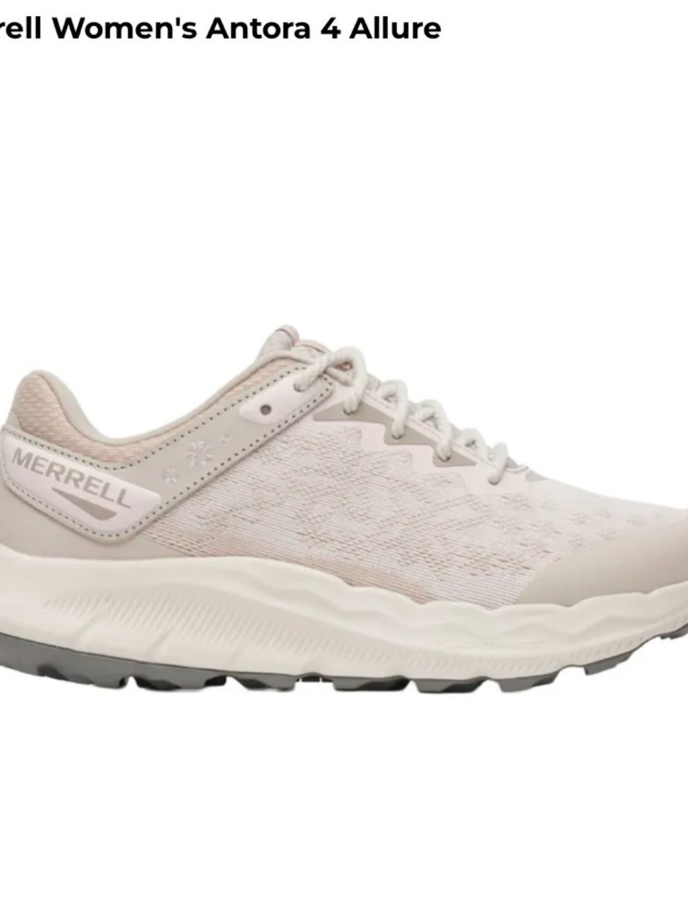 Merrell Women's Antora 4 Allure Sneaker - Pale Pink